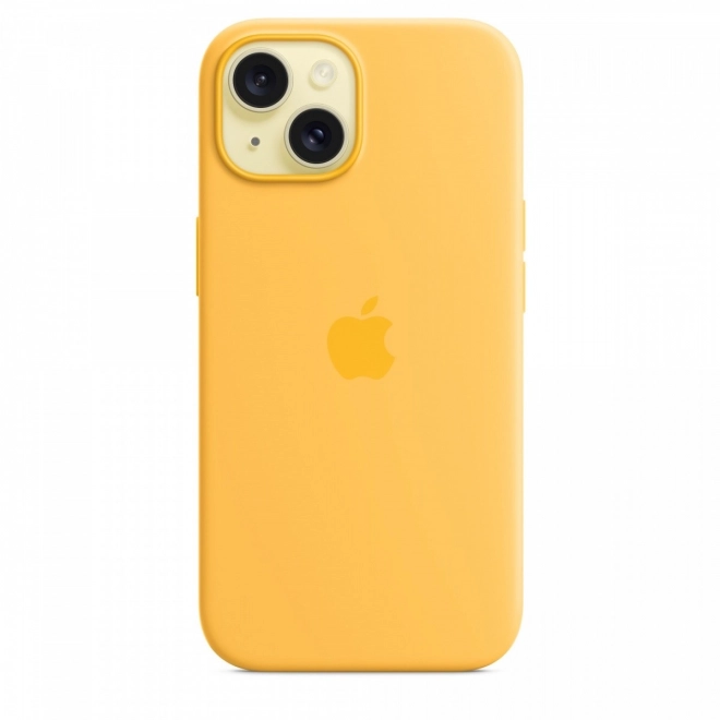 Silikonové pouzdro s MagSafe pro iPhone 15 - sluneční svit
