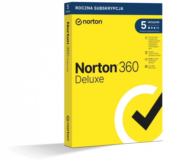 Norton 360 Deluxe - 50GB zálohování na 1 rok pro 5 zařízení