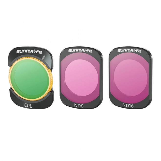 Sady filtrů CPL, ND8, ND16 pro DJI Osmo Pocket 3 Sunnylife