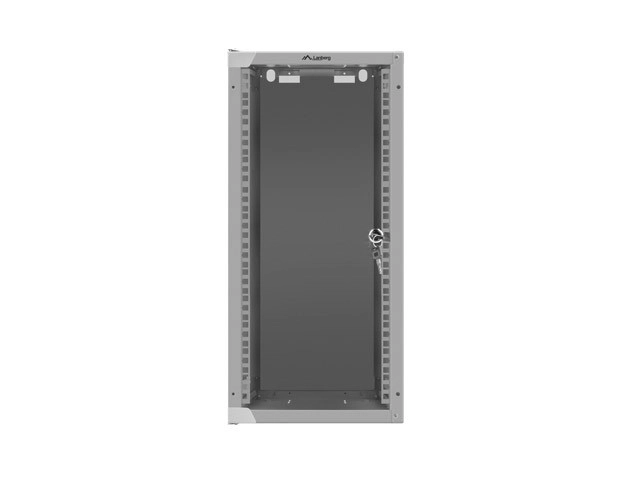Závěsná skříňka 10'' 12U 280x310 šedá flat pack