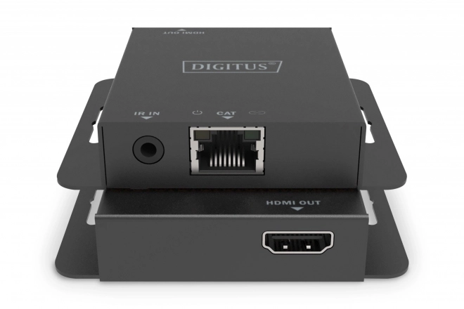 HDMI 4K 30Hz 70m extender/rozšiřovač přes kroucenou dvojlinku Cat.5e/6/7/8 HDCP 1.4 EDID IR PoC, sada