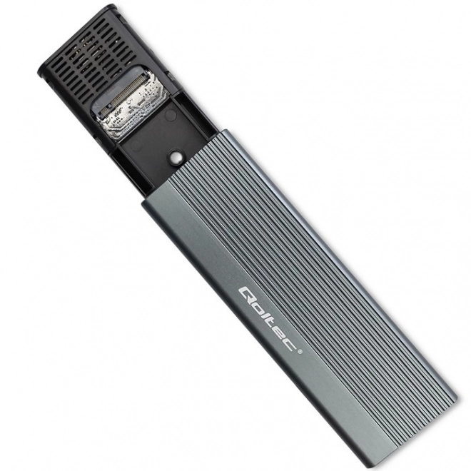Hliníkový kryt na disk M.2 SSD SATA NGFF USB-C 2TB Šedý