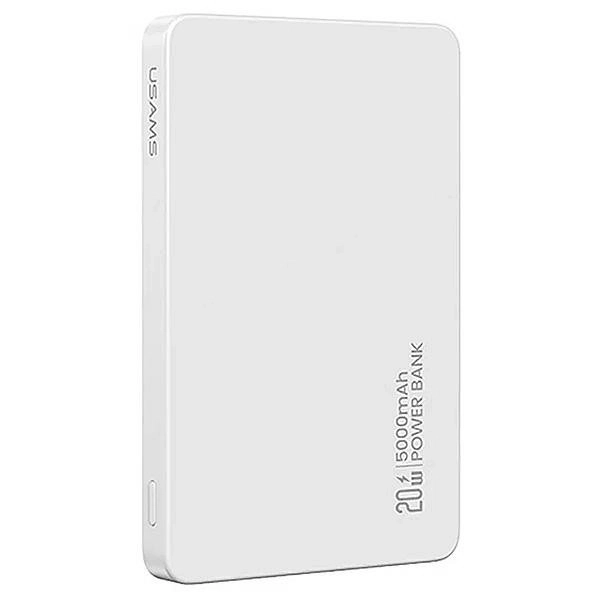 Indukční powerbanka 5000mAh 20W MagSafe PD bílá