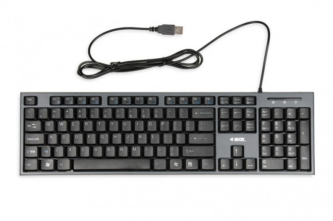 Sada klávesnice a myši IBOX IKMS606 (USB 2.0; (USA); černá, optická; 800 DPI)