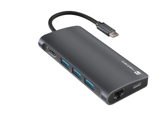 Multiportrální adaptér USB-C Natec Fowler 2 V2