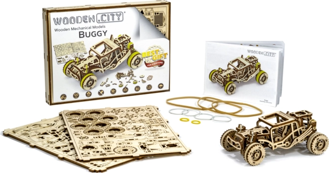 Dřevěné 3D puzzle - Buggy Car