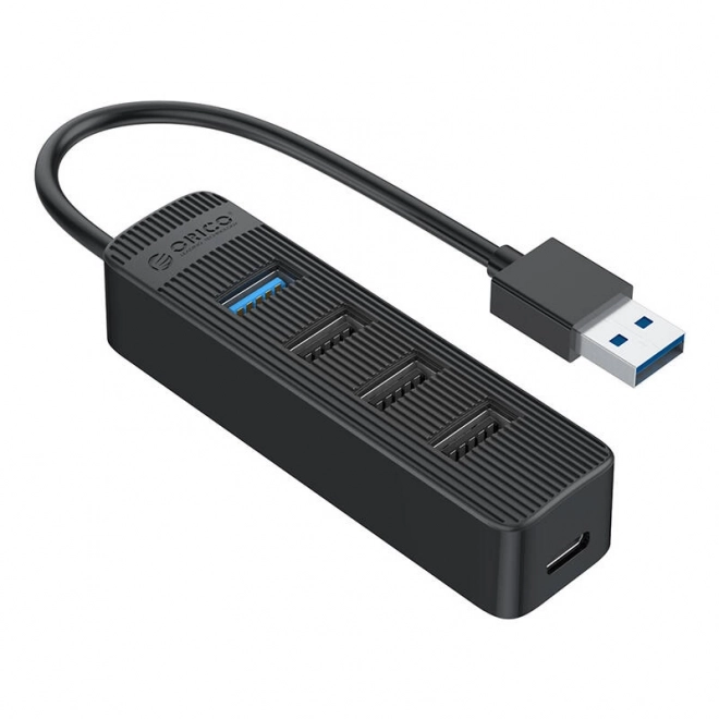 Orico USB hub 1× USB 3.0 a 3× USB 2.0, černý