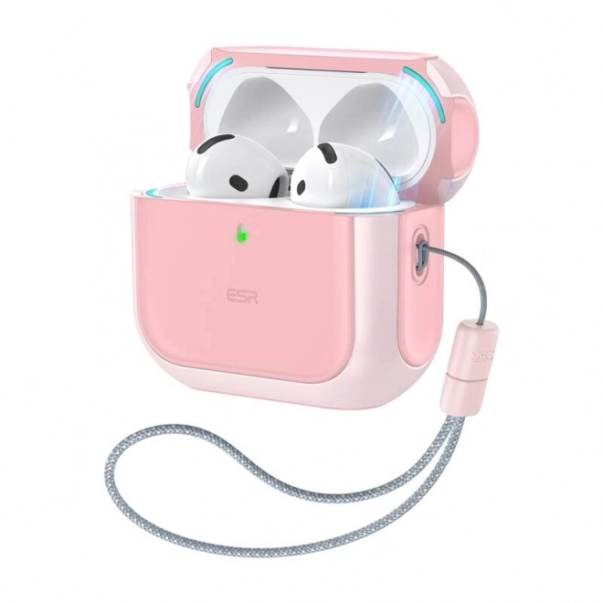 Pouzdro na AirPods 4 Orbit Hybrid růžové