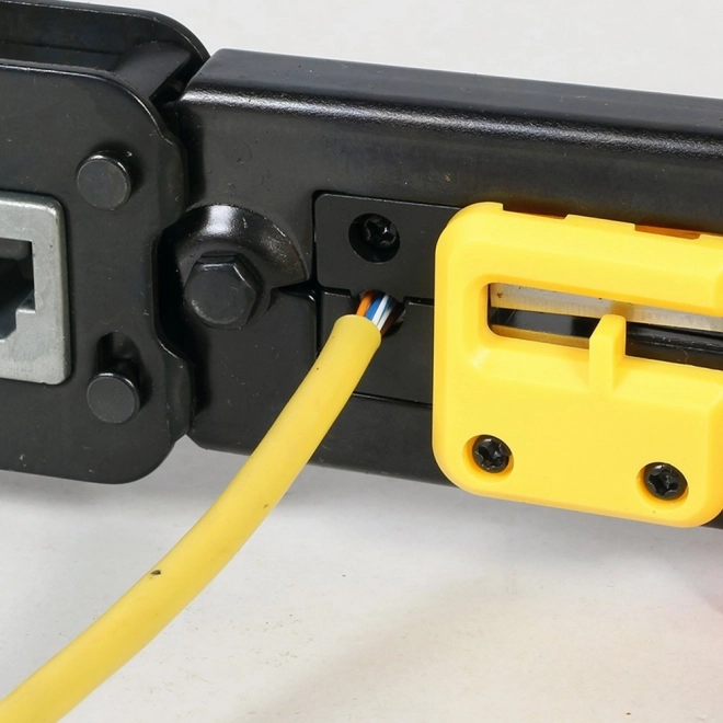 Krimpovací nástroj RJ45/RJ12/RJ1 1/ průchozí
