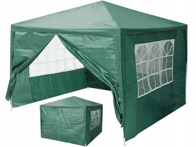 Zahradní stan pavilon s bočnicemi 3x3 m zelený od MultiGarden