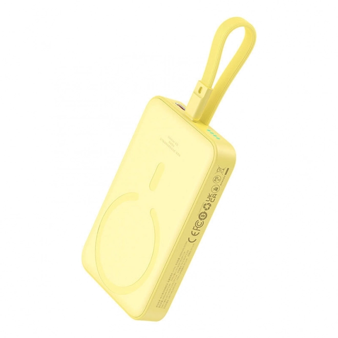 Baseus magnetická powerbanka 10000mAh MagSafe 20W žlutá
