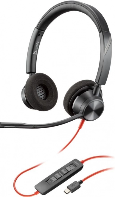 Sluchátka Poly Blackwire 3320 Stereo USB