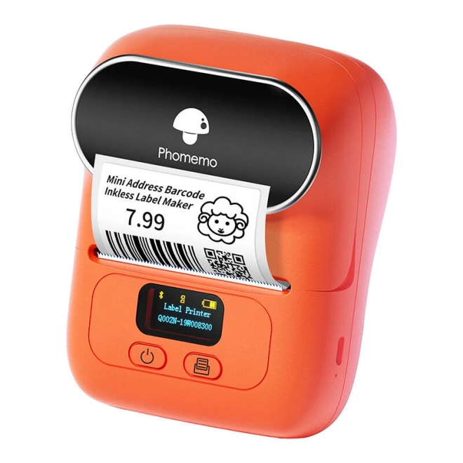 Přenosná tiskárna štítků Phomemo M110 oranžová
