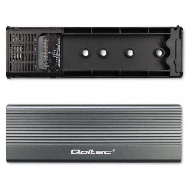 Hliníkový kryt na disk M.2 SSD SATA NGFF USB-C 2TB Šedý