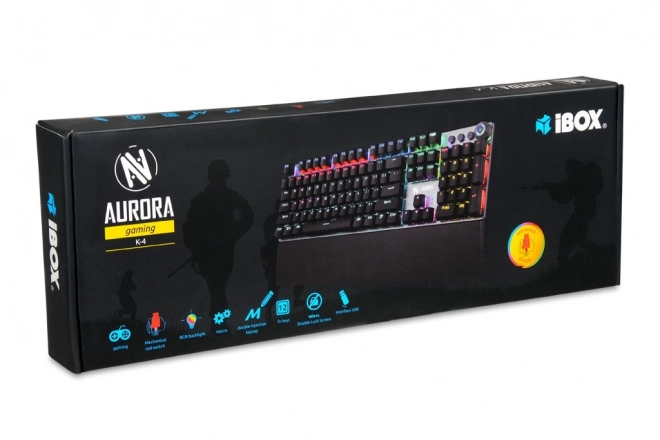 Mechanická herní klávesnice Aurora K-4