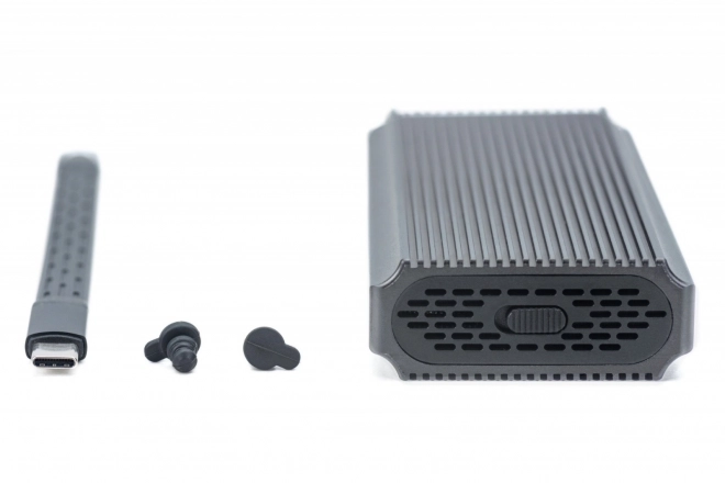 Obal USB 4.0 typu C pro SSD M.2 NVMe 40 Gb/s hliníkový beznářadí