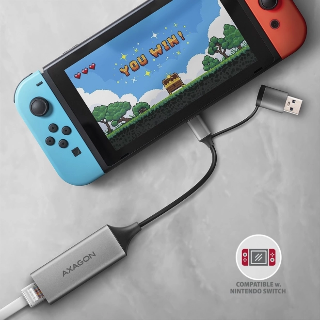 ADE-TXCA Gigabitový ethernetový adaptér, USB-C (redukce USB-A) 3.2 Gen 1, automatická instalace