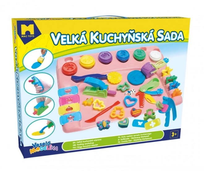 Veselá modelína: Velká kuchyňská sada