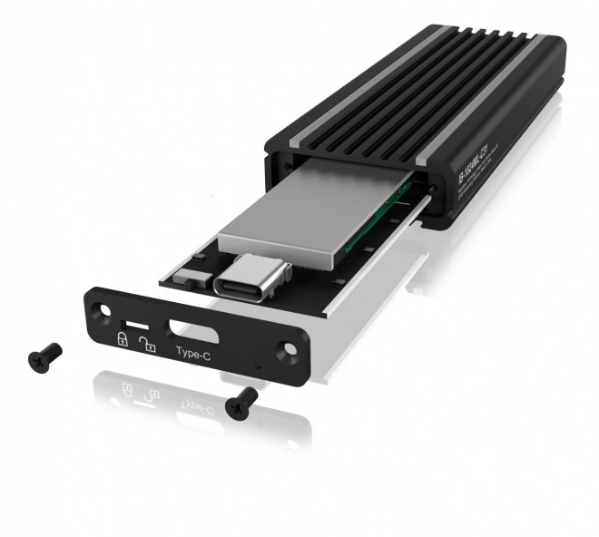 IB-1824ML-C31 Skříň M.2 NVMe s osvětlením RGB