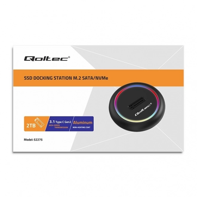 M.2 | NVMe | SATA | USB-C | 2TB SSD dokovací stanice