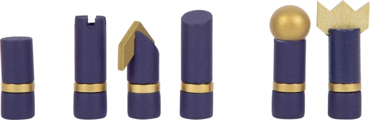 Robustní dřevěné figurky a kostky