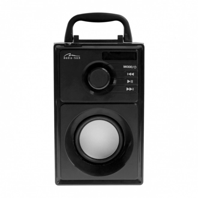 Reproduktor BOOMBOX SILVER MT3179 Bluetooth 5.1+EDR/FM/MP3/MicroSD/USB/AUS/Pilot/USB-C/LED/RMS 15W/PMPO 600W