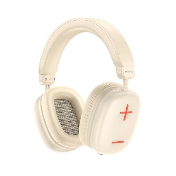 Bezdrátová sluchátka Bluetooth Awei AT6 Béžová