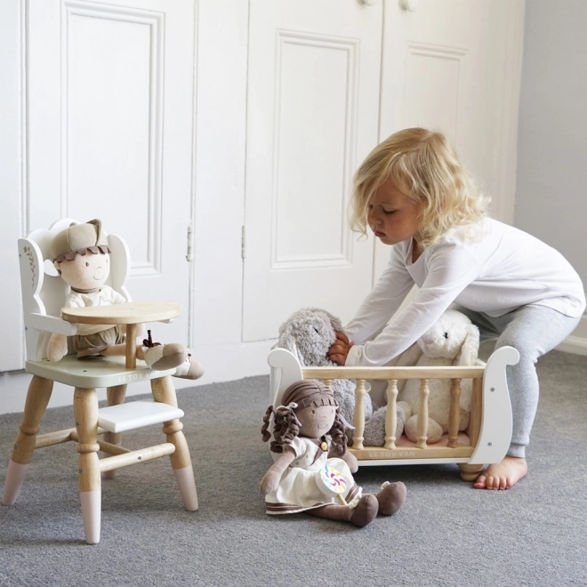 Dřevěná jídelní židlička pro panenky Le Toy Van
