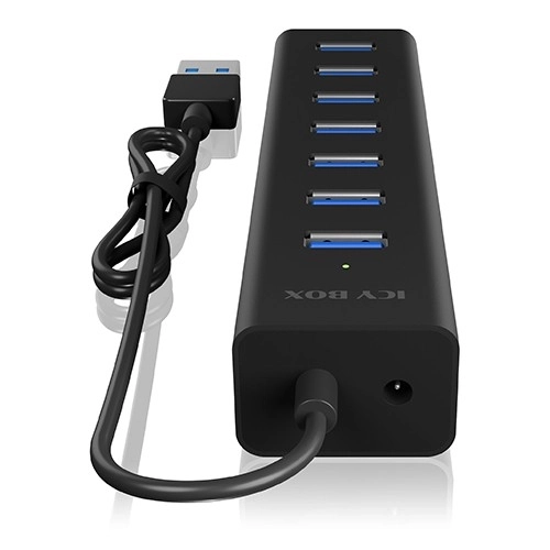 7-Portový USB HUB s napájecím adaptérem