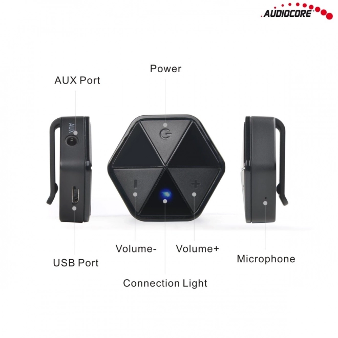 Bluetooth adaptér Audiocore s klipem