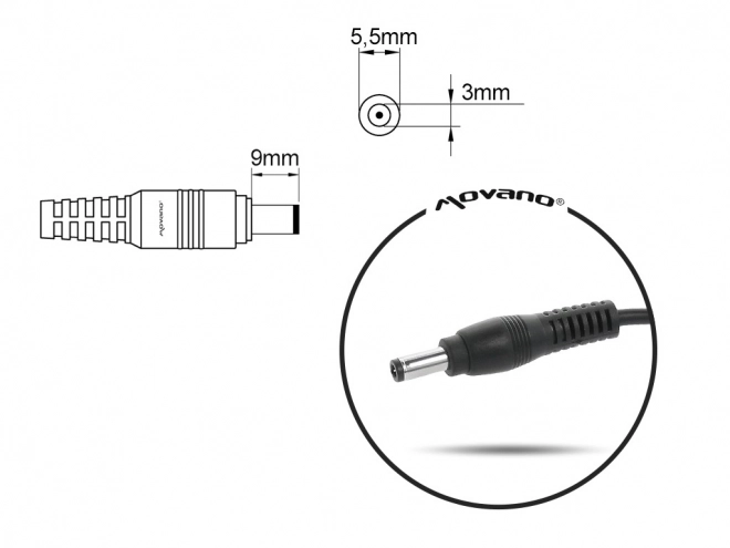 Nabíječka/zdroj 19v 4.74a (5.5x3.0 pin) - samsung 90W
