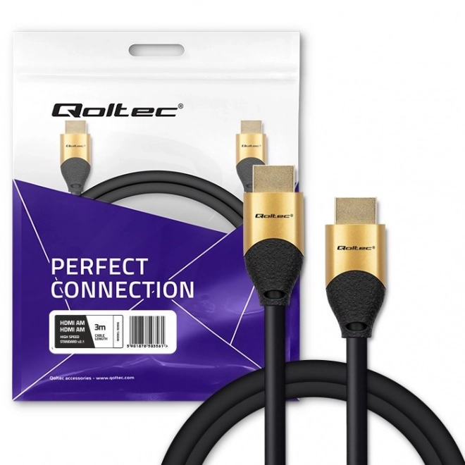 HDMI v2.1 Ultra High Speed 8K | 60Hz | 28AWG | 3m Gold