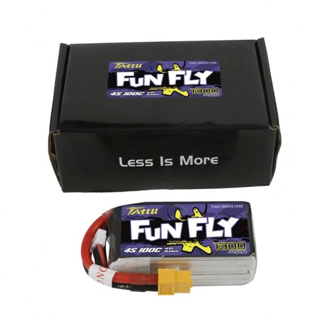Baterie Tattu Funfly 1300mAh 14,8V 100C 4S1P
