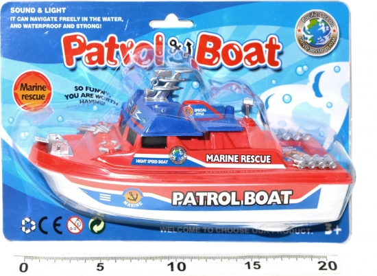 Motorová loď do vody 20 cm na baterie