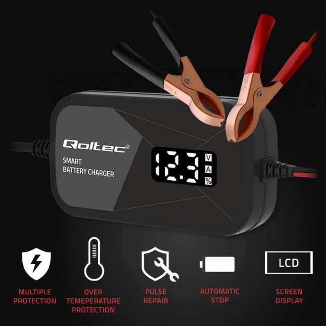 Inteligentní mikroprocesorová nabíječka 12V 2A