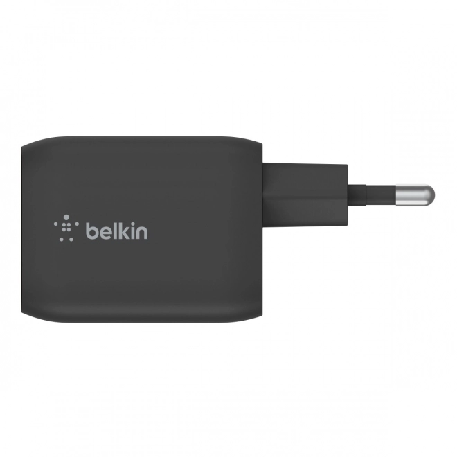 65W duální nástěnná nabíječka USB-C GAN s PPS černá