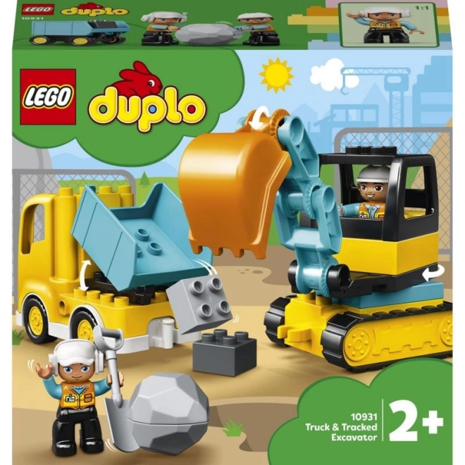 LEGO DUPLO 10931 Náklaďák a pásový bagr