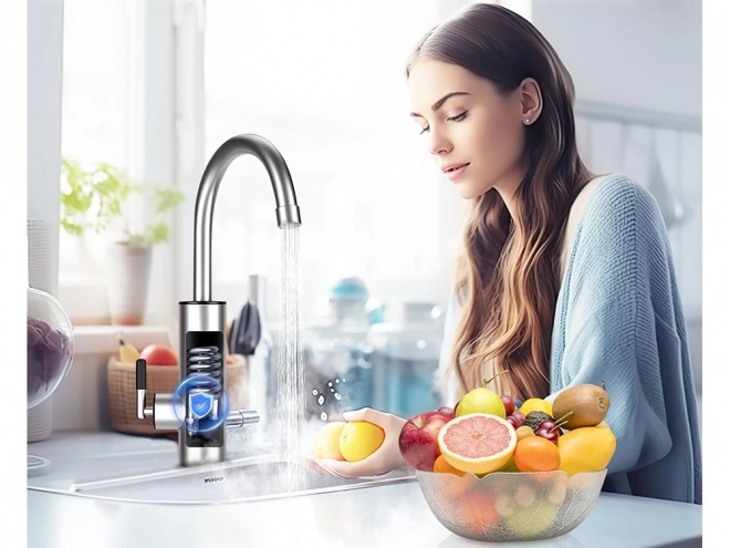 Elektrický průtokový ohřívač vody s LCD