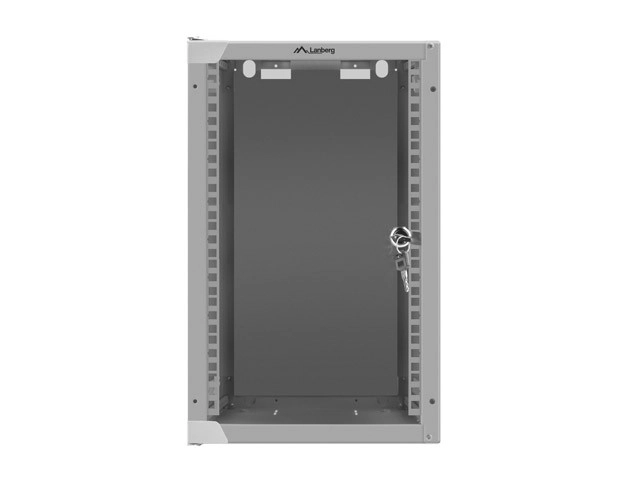 Nástěnná skříň 9U 10 palců 280x310mm šedá