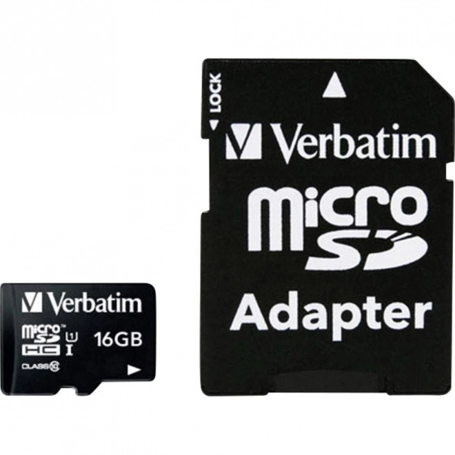 Micro SDHC karta 16GB Class 10 UHS-I s adaptérem
