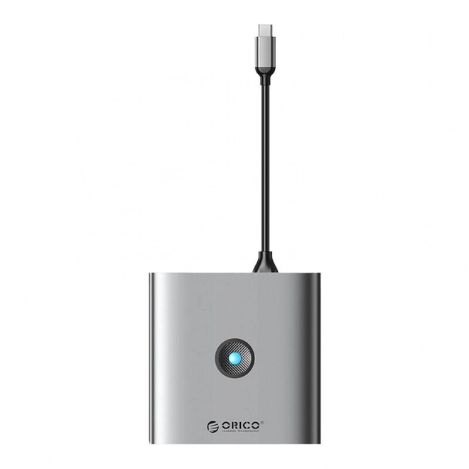 Orico 8v1 adaptér s HDMI 4K a USB-C s PD
