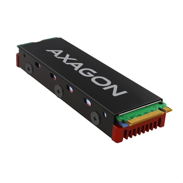 CLR-M2 Pasivní hliníkový chladič M.2 2280 SSD, silikonové tepelné podložky, výška 12 mm