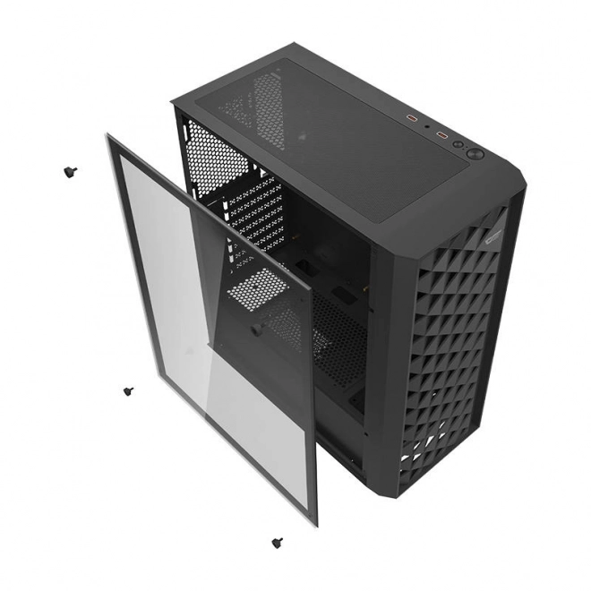 Počítačová skříň Darkflash DK351 s 4 ventilátory