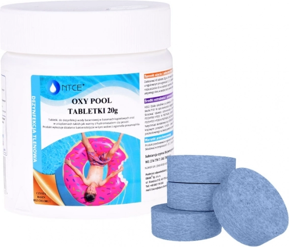 Oxy Pool kyslíkové tablety na dezinfekci vody pro bazény a jacuzzi 0,5 kg
