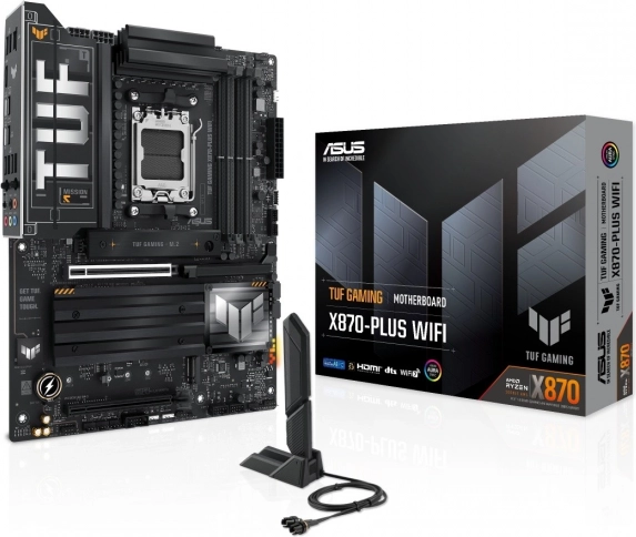 ASUS TUF Gaming X870-PLUS WIFI – základní deska AM5 s DDR5, HDMI a USB‑C