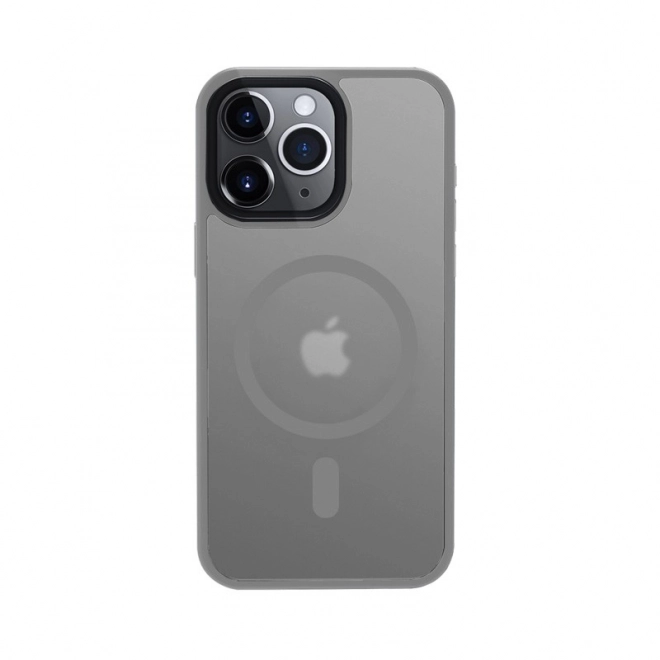 Hybrid Frost MAG kryt pro iPhone 15 Pro MagSafe šedý