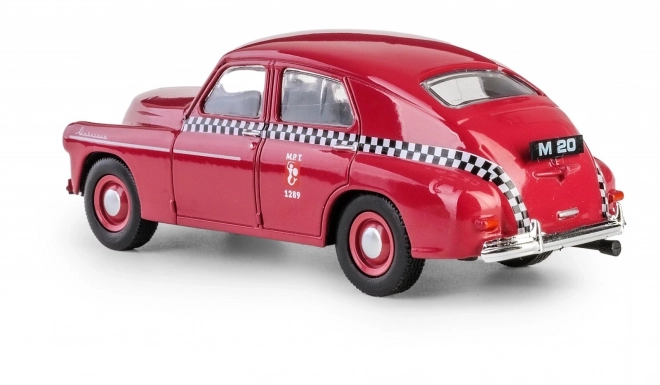 Polská lidová republika vozidlo Warsaw M20 taxi cherry