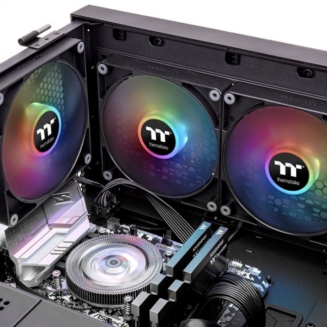 Ventilátor Thermaltake CT120 ARGB 12cm dvoubalení černý