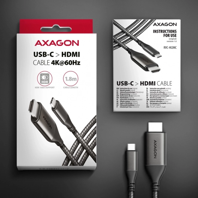 Adaptér USB-C na HDMI 4K/60Hz 1,8m