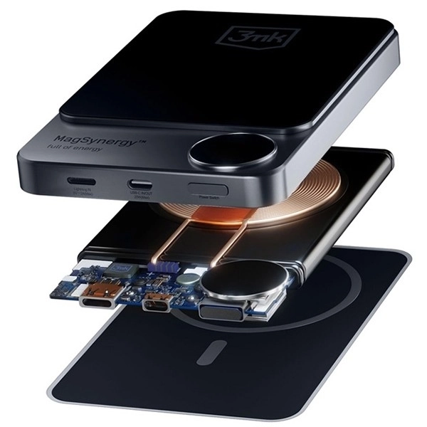 Powerbanka MagSynergy 10000mAh s MagSafe bezdrátovým nabíjením